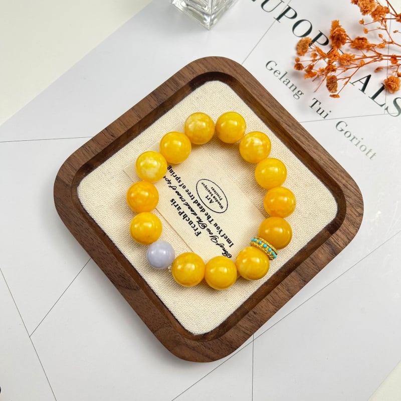 Гривна с кристални мъниста, ръчна изработка, корейски стил, геометричен дизайн, дамски аксесоар