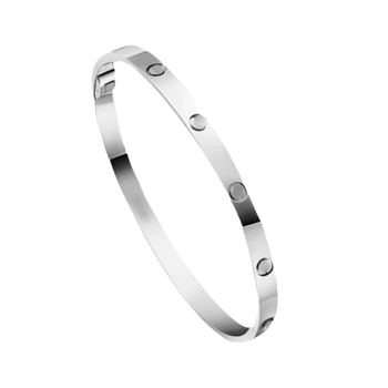 Meilės apyrankė iš vario lydinio, CNC aukštos versijos, elektroplakavimas, 18K danga, 2025 metų pavasaris, svoris 22 g