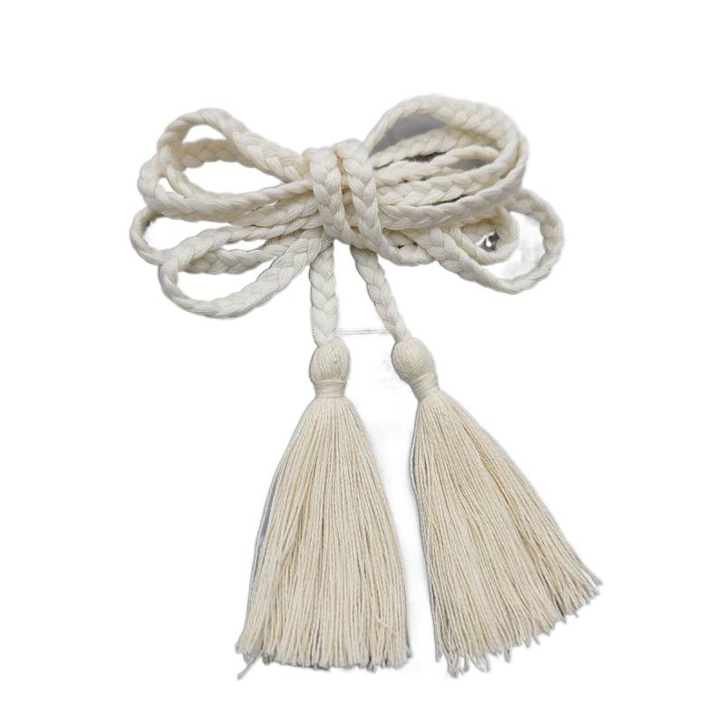 Medvilnės audinio dekoratyvinė liemens juosta, etninio stiliaus – suknelės aksesuaras (Medžiaga: Kita; Sezonas: Pavasaris; Stilius: Šiuolaikinis paprastumas; Panaudojimas: Laisvalaikio kelionės; Išleidimas: Žiema 2022)