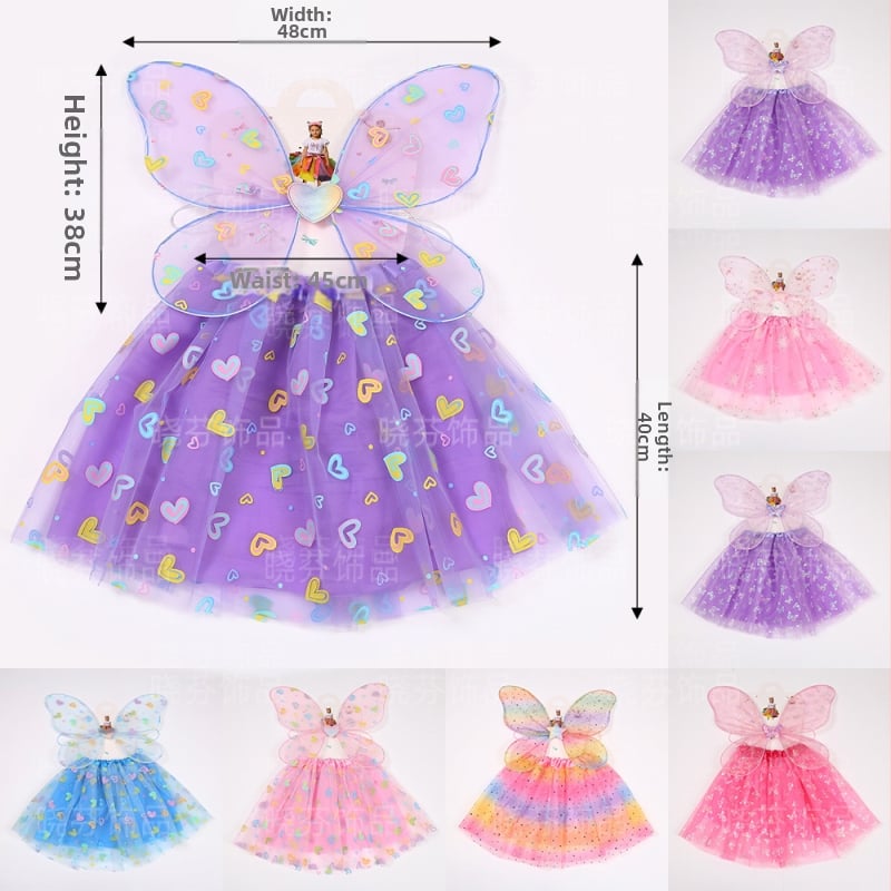 Eņģeļu spārni rekvizītam, poliesteris, izšūti, saliekami, daļēji roku darbs un daļēji mehāniskā izstrāde