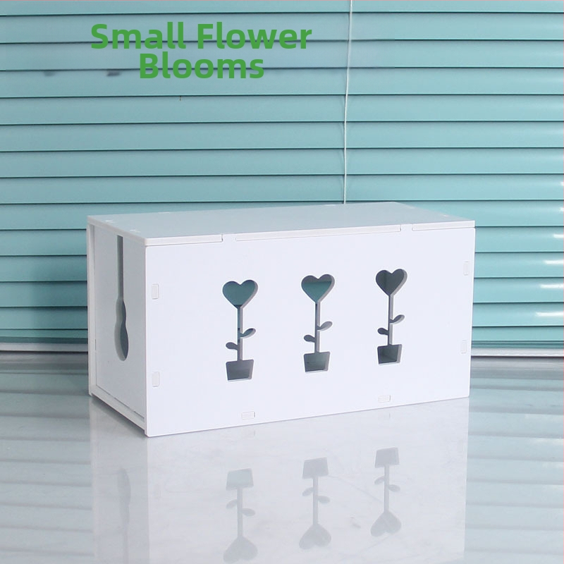 Plastikinė laidų organizavimo dėžutė įkrovikliams, modelis HfntdmCC, dulkių atsparus kabelių tvarkymas