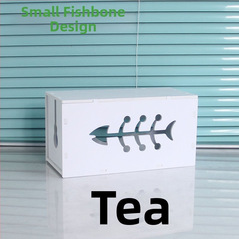 Plastikinė laidų organizavimo dėžutė įkrovikliams, modelis HfntdmCC, dulkių atsparus kabelių tvarkymas