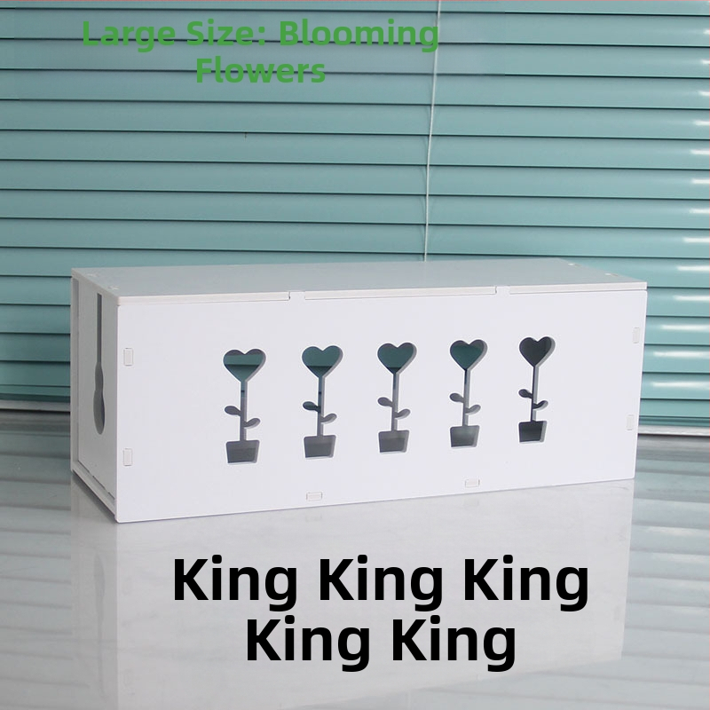 Plastikinė laidų organizavimo dėžutė įkrovikliams, modelis HfntdmCC, dulkių atsparus kabelių tvarkymas