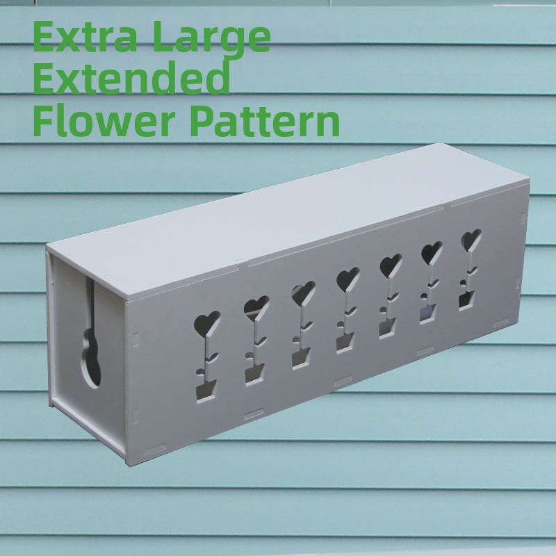 Plastikinė laidų organizavimo dėžutė įkrovikliams, modelis HfntdmCC, dulkių atsparus kabelių tvarkymas