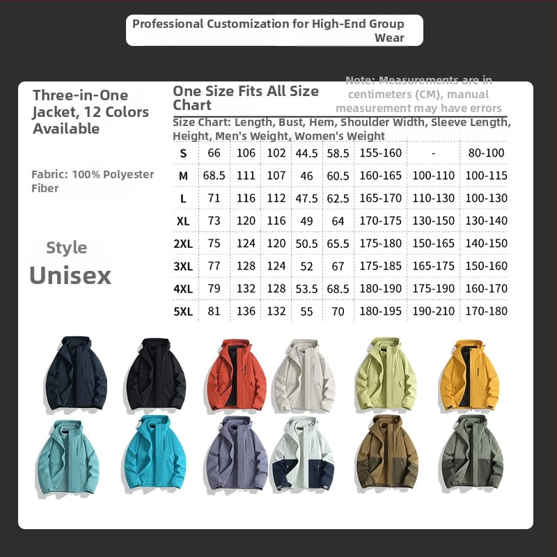 Jachetă de iarnă pentru muncă cu logo, exterior din bumbac, căptușeală din in, design trei în unu detașabil, cu glugă, lungime medie, buzunare aplicate