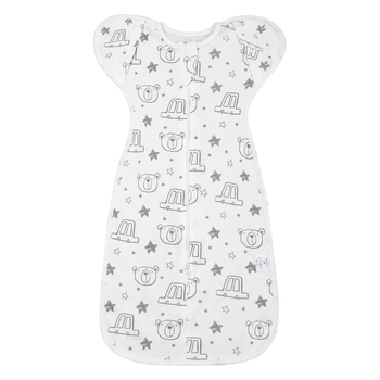 Naujagimių miego maišelis su swaddle stiliumi, bambukų pluoštas, vasara–pavasaris, ištempiamas, anti-startle ir anti-kick dizainas