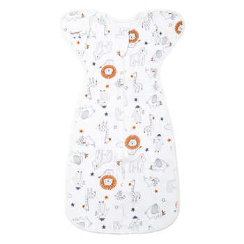 Naujagimių miego maišelis su swaddle stiliumi, bambukų pluoštas, vasara–pavasaris, ištempiamas, anti-startle ir anti-kick dizainas