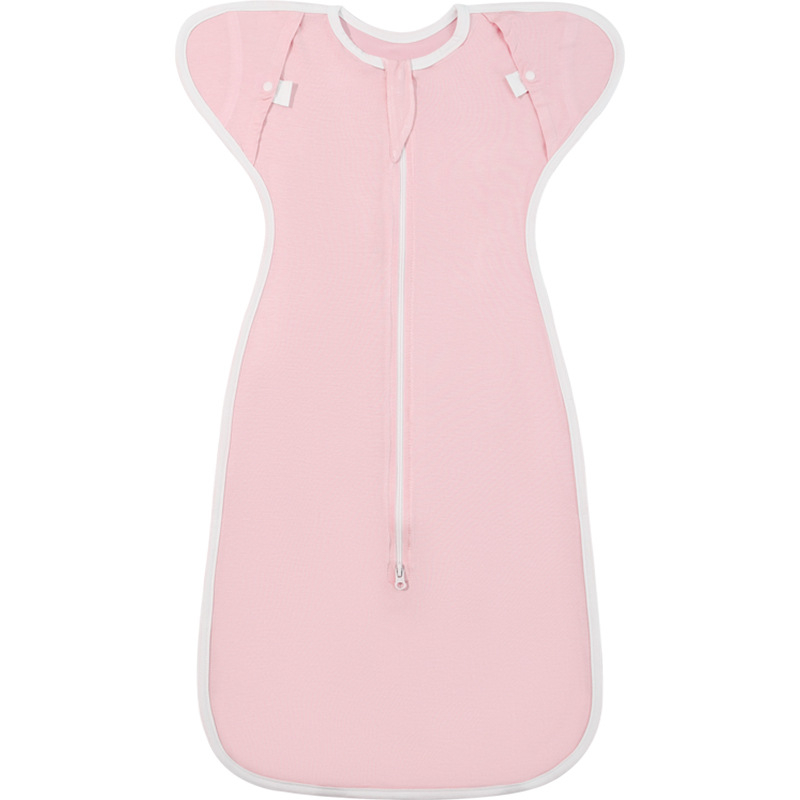 Naujagimių miego maišelis su swaddle stiliumi, bambukų pluoštas, vasara–pavasaris, ištempiamas, anti-startle ir anti-kick dizainas