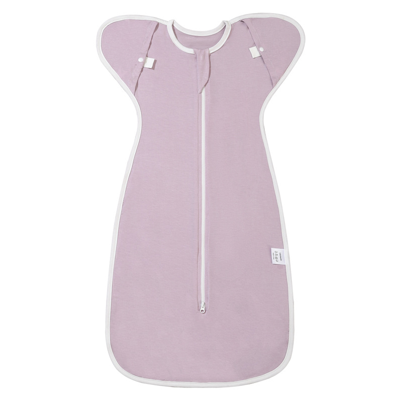 Naujagimių miego maišelis su swaddle stiliumi, bambukų pluoštas, vasara–pavasaris, ištempiamas, anti-startle ir anti-kick dizainas