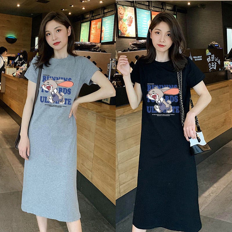 Ljetna noćna haljina od Milk Silk: okrugli izrez, rukavi 3/4, srednje težak materijal