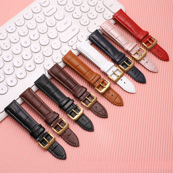 Λουρί ρολογιού από δέρμα πρώτης στρώσης μοσχαρίσιο, αγκράφα με καρφί, unisex, στυλ επιχειρηματικό μινιμαλιστικό