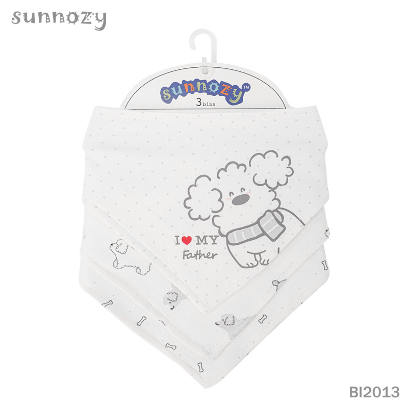 Dvostruki trokutasti bib za novorođenče, 95% pamuk, cartoon uzorak, vodootporan i otporan na prljavštinu, unisex, Sunnozy