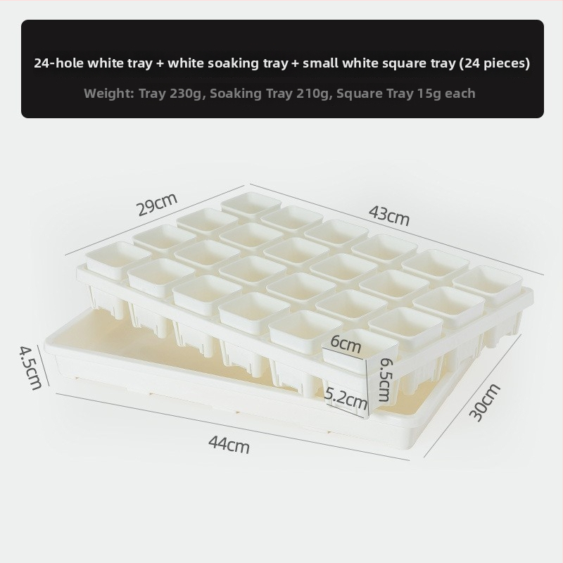 Stādīšanas palete ar turētāju, elpojoša, izturīga, no injekcijas liešanas plastmasas, ar 8/12/20/24 caurumiem