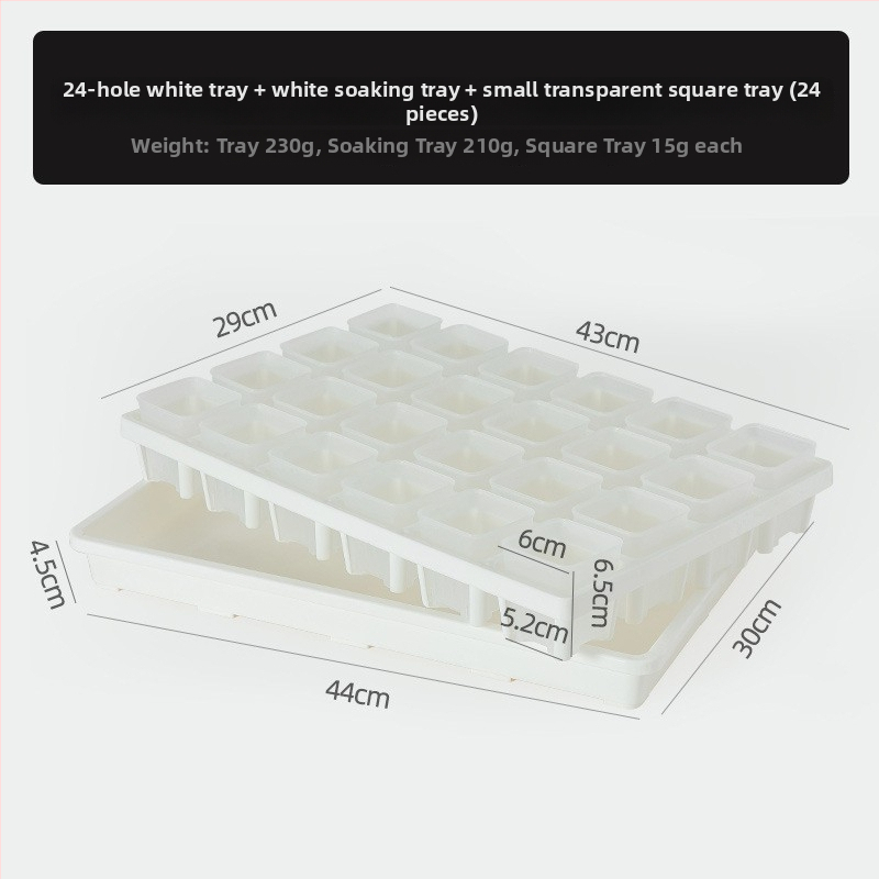 Stādīšanas palete ar turētāju, elpojoša, izturīga, no injekcijas liešanas plastmasas, ar 8/12/20/24 caurumiem