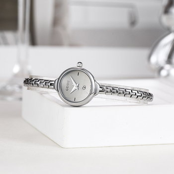 Moterų laikrodis su japonų kvarcinio mechanizmo, apvalus laikrodžio skydelis, metalinis korpusas, mineralinis stiklas, atsparumas vandeniui 30 m