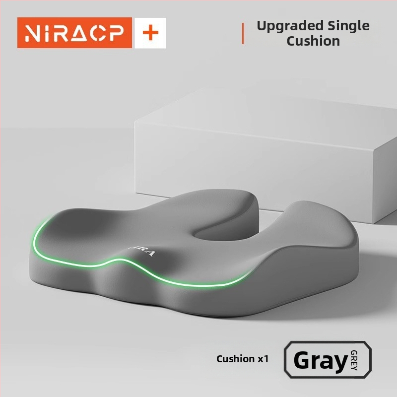 Sėdynės pagalvėlė iš atminties putų su juosmens parama, kvėpuojanti, universalus automobiliui ir biurui, visoms metų laikams, minimalistinis stilius