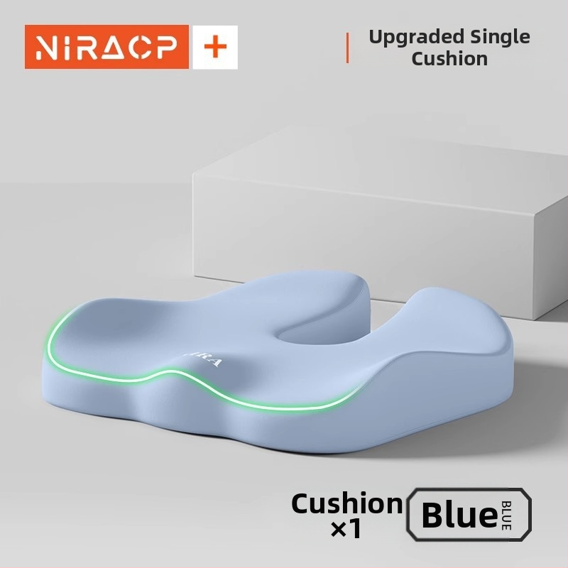 Sėdynės pagalvėlė iš atminties putų su juosmens parama, kvėpuojanti, universalus automobiliui ir biurui, visoms metų laikams, minimalistinis stilius