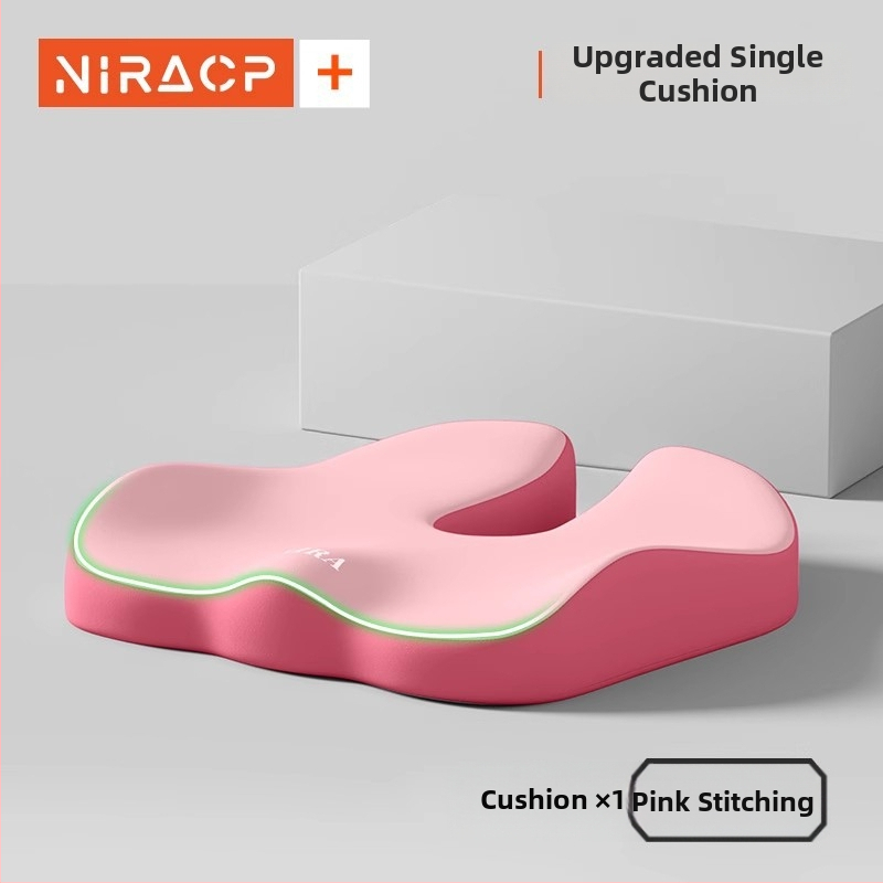 Sėdynės pagalvėlė iš atminties putų su juosmens parama, kvėpuojanti, universalus automobiliui ir biurui, visoms metų laikams, minimalistinis stilius