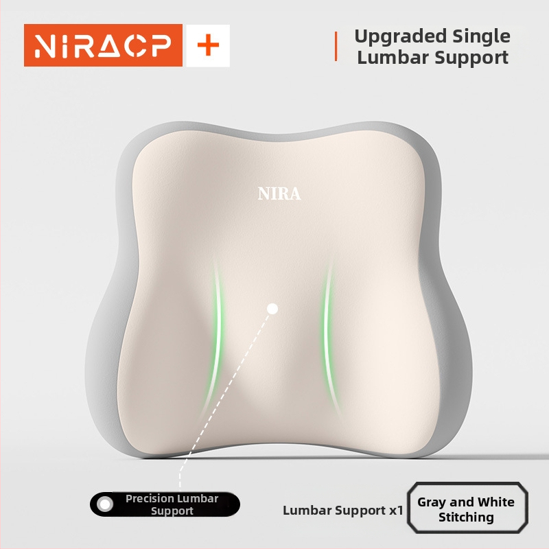 Sėdynės pagalvėlė iš atminties putų su juosmens parama, kvėpuojanti, universalus automobiliui ir biurui, visoms metų laikams, minimalistinis stilius