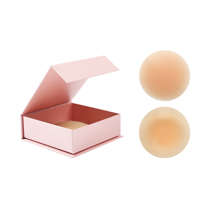 Силиконови покривки за зърна - ултра тънки, кръгла форма, невидими, дишащи, лъскави, за многократна употреба