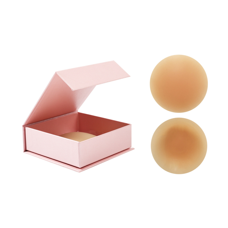 Силиконови покривки за зърна - ултра тънки, кръгла форма, невидими, дишащи, лъскави, за многократна употреба