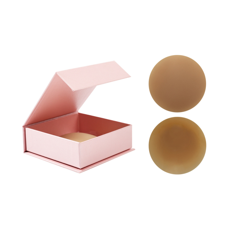 Силиконови покривки за зърна - ултра тънки, кръгла форма, невидими, дишащи, лъскави, за многократна употреба