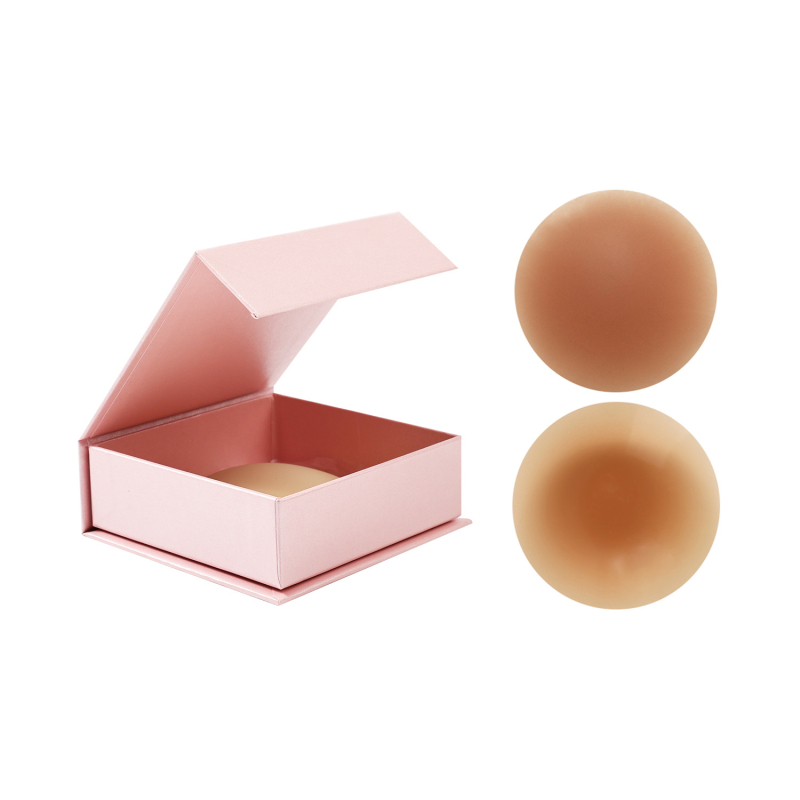 Силиконови покривки за зърна - ултра тънки, кръгла форма, невидими, дишащи, лъскави, за многократна употреба