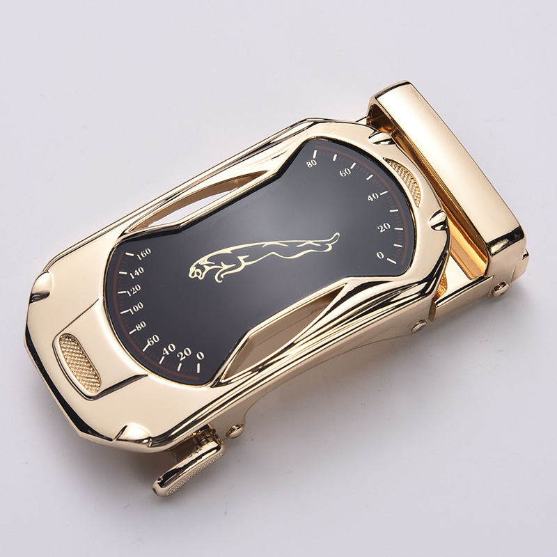 Vyrinis diržas su automatine sagtimi, stačiakampės formos lydinio sagtis, verslo stilius