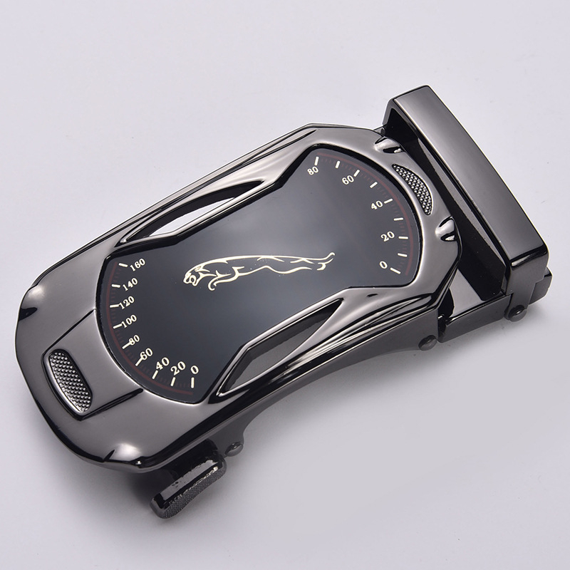 Vyrinis diržas su automatine sagtimi, stačiakampės formos lydinio sagtis, verslo stilius