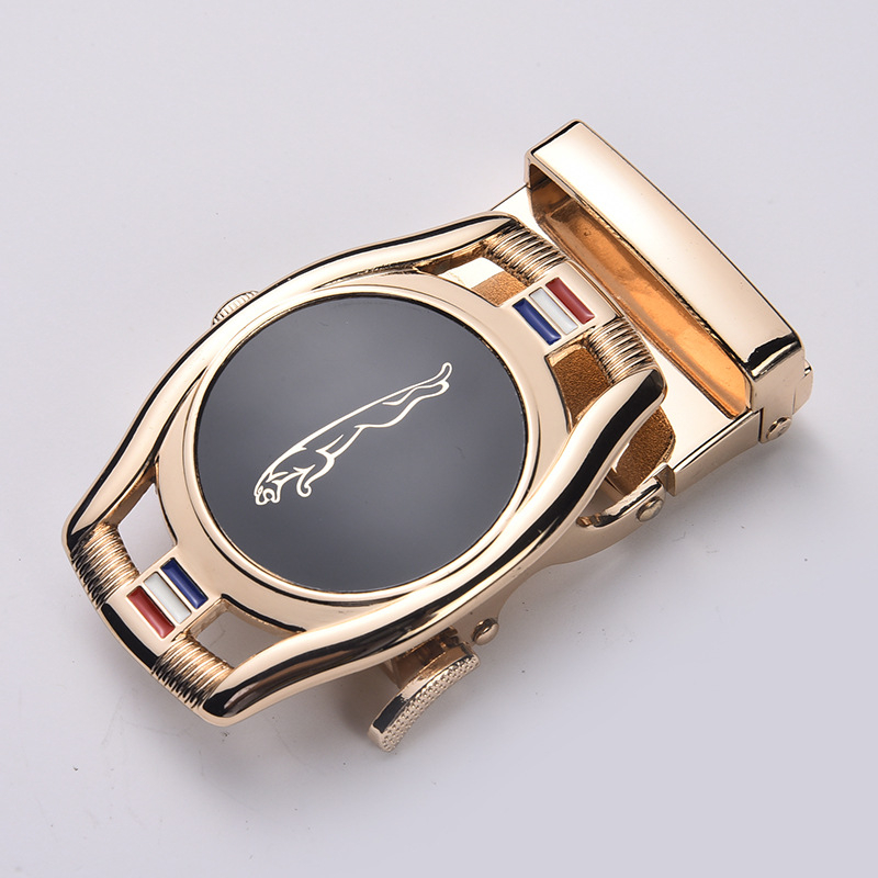 Vyrinis diržas su automatine sagtimi, stačiakampės formos lydinio sagtis, verslo stilius