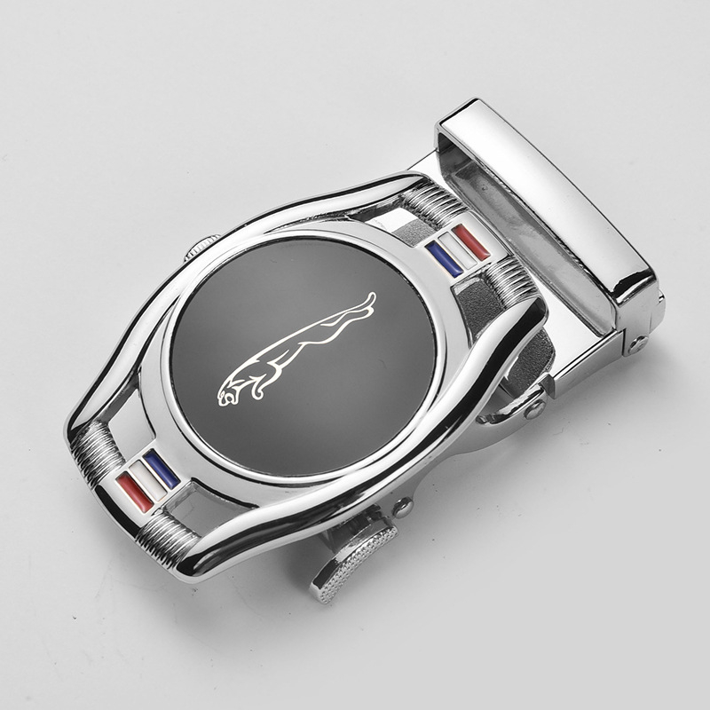 Vyrinis diržas su automatine sagtimi, stačiakampės formos lydinio sagtis, verslo stilius