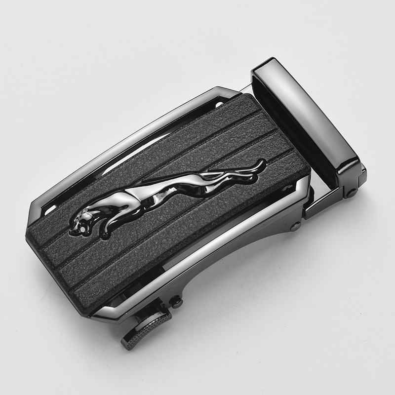 Vyrinis diržas su automatine sagtimi, stačiakampės formos lydinio sagtis, verslo stilius