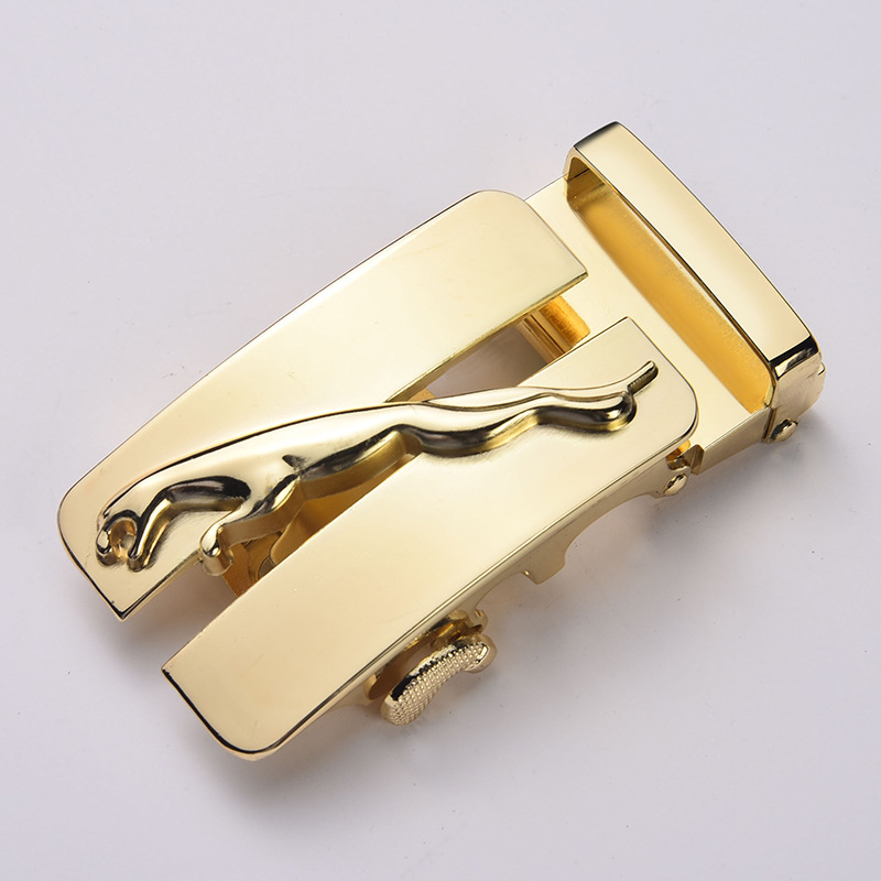 Vyrinis diržas su automatine sagtimi, stačiakampės formos lydinio sagtis, verslo stilius