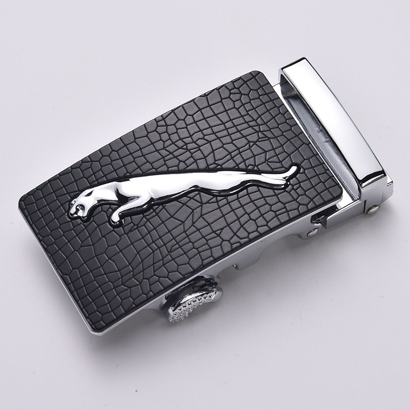 Vyrinis diržas su automatine sagtimi, stačiakampės formos lydinio sagtis, verslo stilius