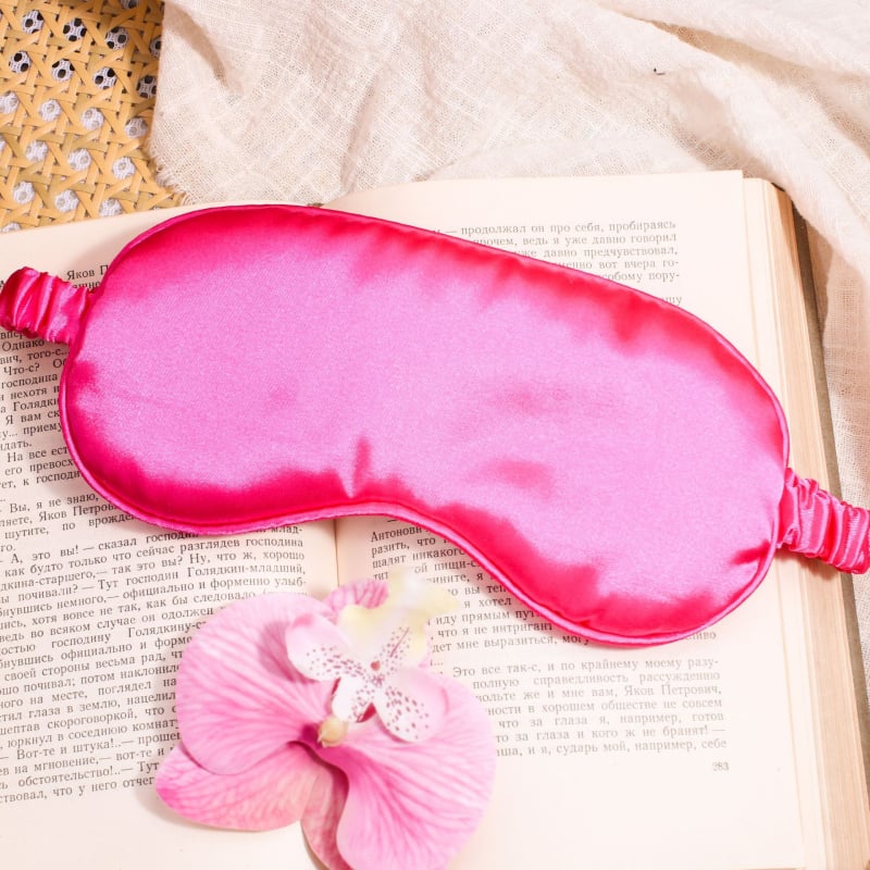 Dovanų rinkinys: akių kaukė iš dirbtinio šilko ir penkių dantų šukos, pakuotas į maišelį, CX prekės ženklas, vestuvėms dovaną