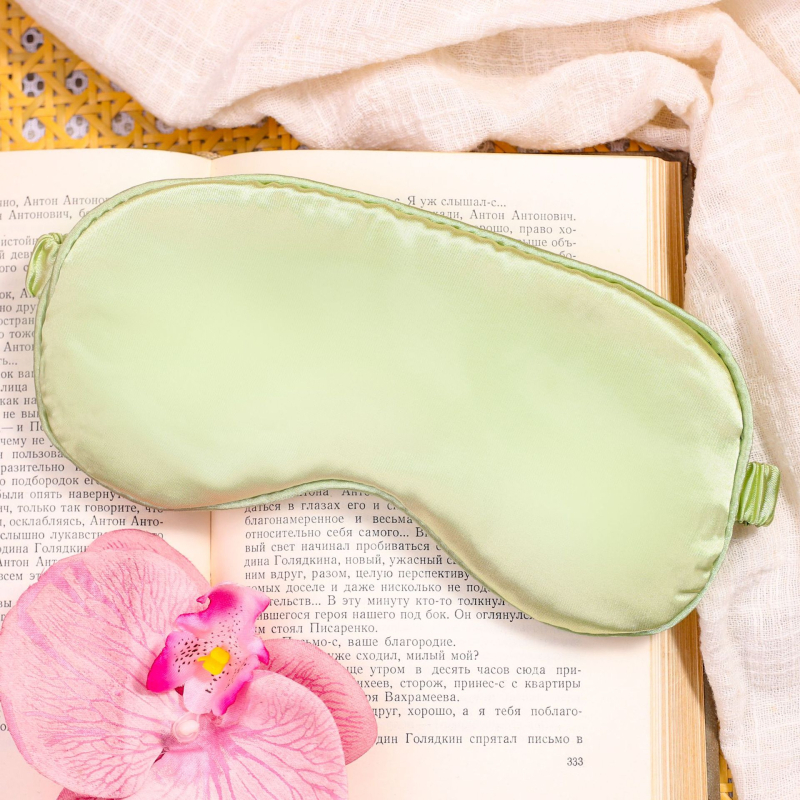 Dovanų rinkinys: akių kaukė iš dirbtinio šilko ir penkių dantų šukos, pakuotas į maišelį, CX prekės ženklas, vestuvėms dovaną