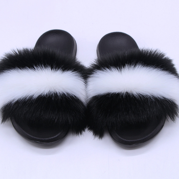 Lapsu kažokādas čības, korejiskais stils, augšdaļa un oderējums no kažokādas, EVA zole