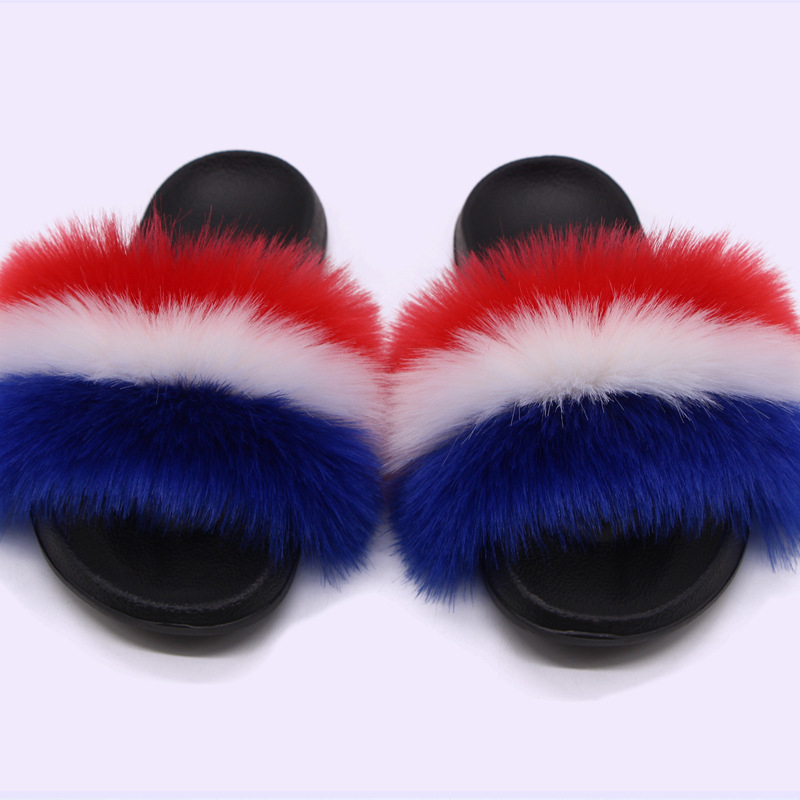 Lapsu kažokādas čības, korejiskais stils, augšdaļa un oderējums no kažokādas, EVA zole