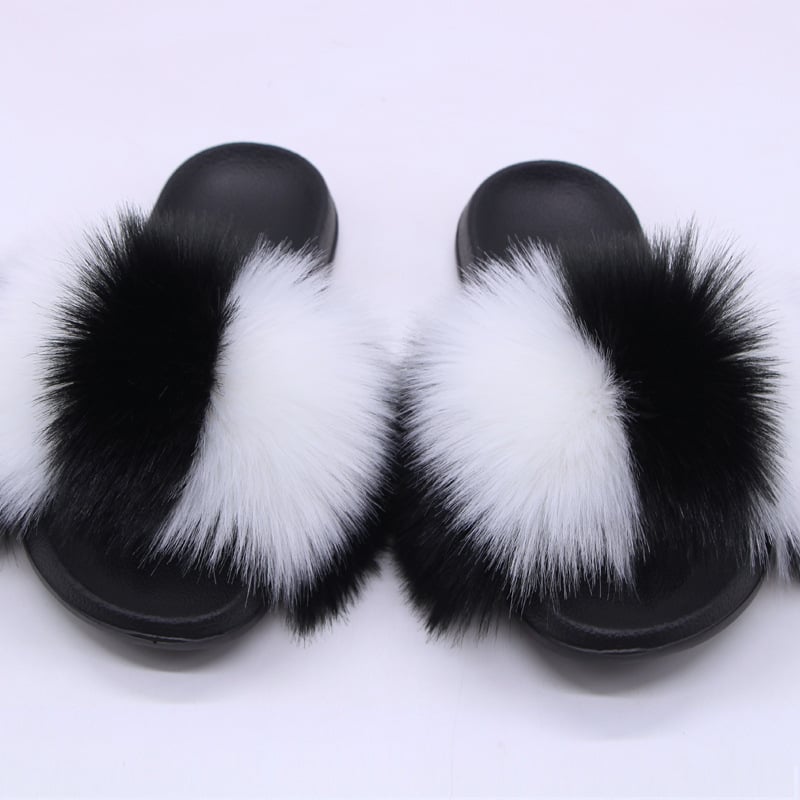 Lapsu kažokādas čības, korejiskais stils, augšdaļa un oderējums no kažokādas, EVA zole