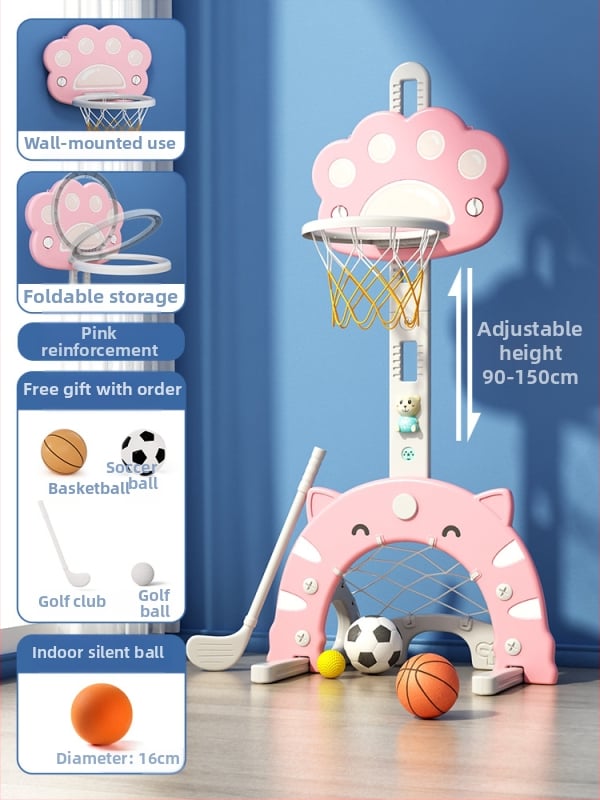 Laste sisekasutuseks mõeldud väikese korvpalli raami – mänguasi lastele (Materjal: Muu; Kategooria: korvi kolonn/korvi hoidik; Tootekaart: korvpallileht)