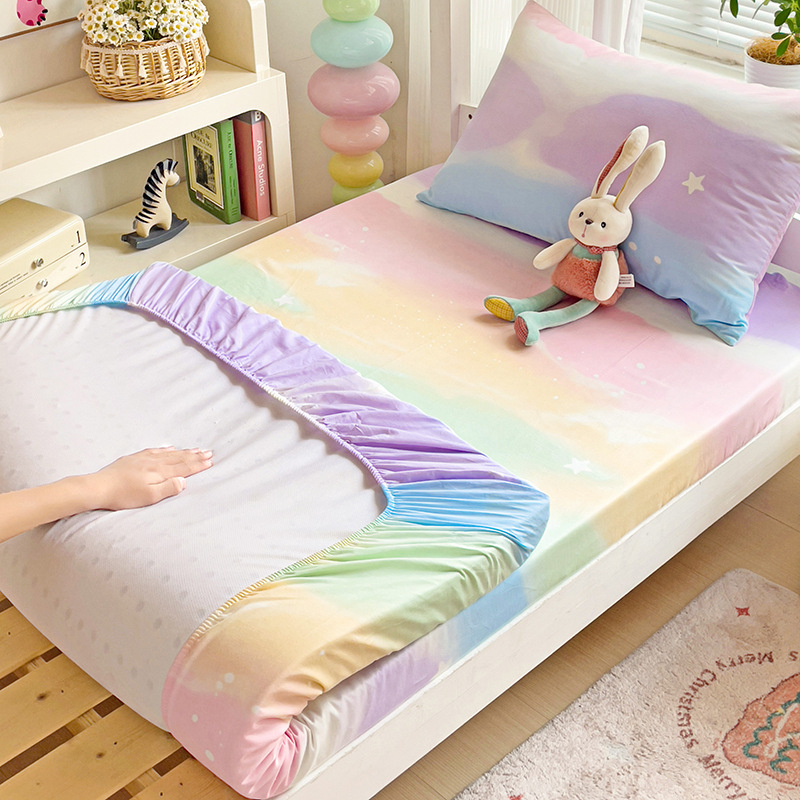 Nine-Flowered Rabbit gumirana plahte od 100% pamuka za 1,8 m studentski dom – moderan minimalistički uzorak biljaka