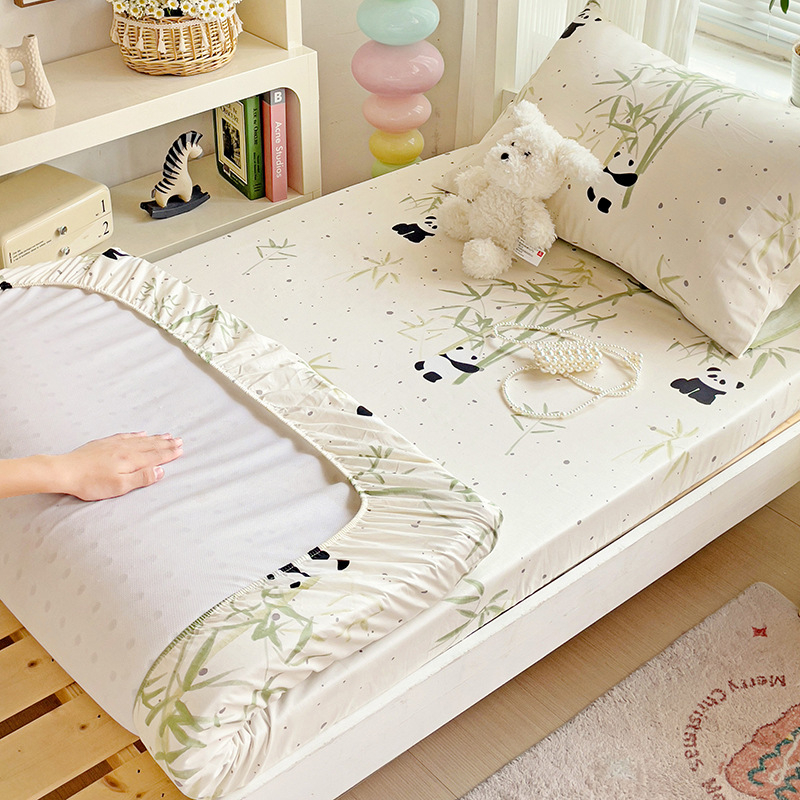 Nine-Flowered Rabbit gumirana plahte od 100% pamuka za 1,8 m studentski dom – moderan minimalistički uzorak biljaka