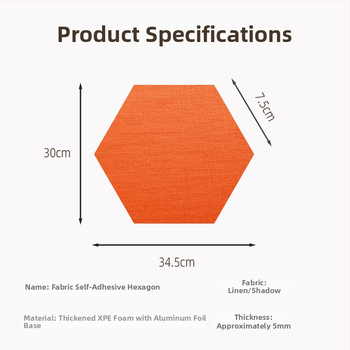 хексагонален стенен стикер от хартия, самозалепващ, против мухъл, нов китайски стил, декоративен модел