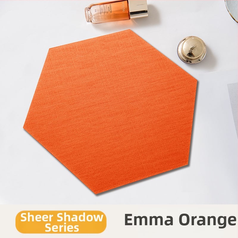 хексагонален стенен стикер от хартия, самозалепващ, против мухъл, нов китайски стил, декоративен модел