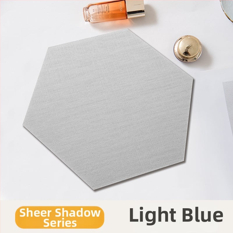 хексагонален стенен стикер от хартия, самозалепващ, против мухъл, нов китайски стил, декоративен модел