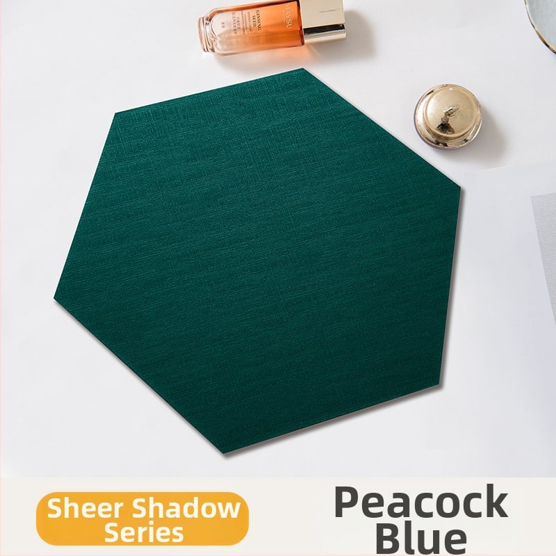 хексагонален стенен стикер от хартия, самозалепващ, против мухъл, нов китайски стил, декоративен модел