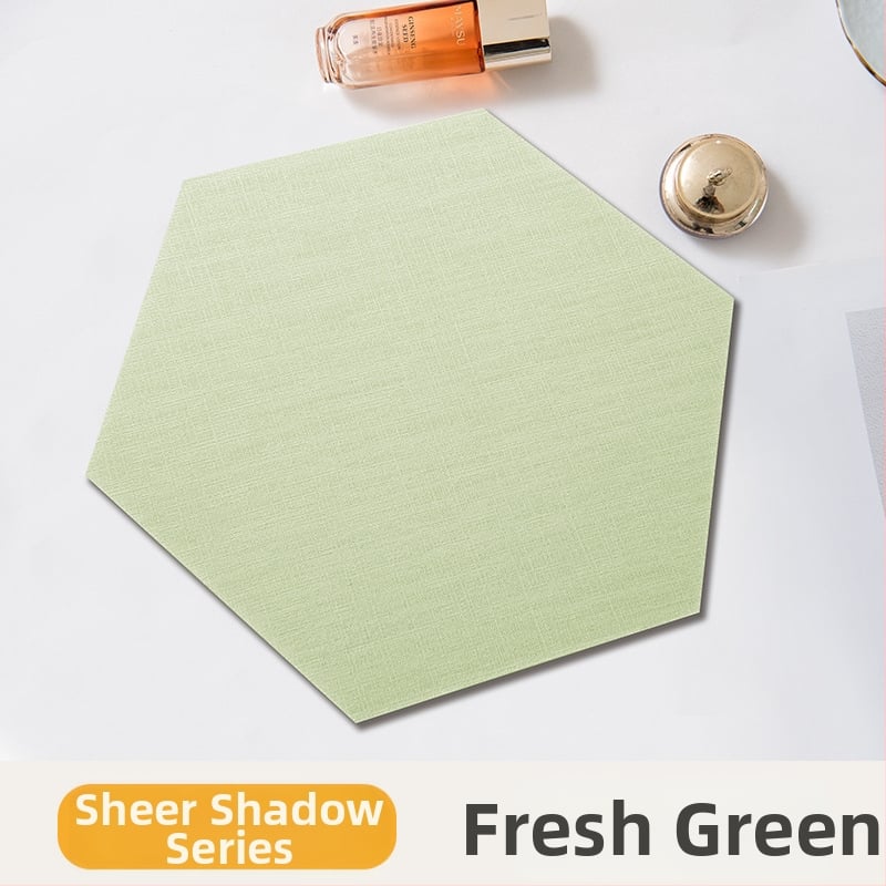 хексагонален стенен стикер от хартия, самозалепващ, против мухъл, нов китайски стил, декоративен модел