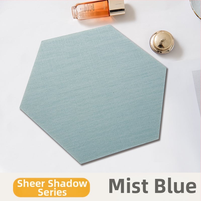 хексагонален стенен стикер от хартия, самозалепващ, против мухъл, нов китайски стил, декоративен модел