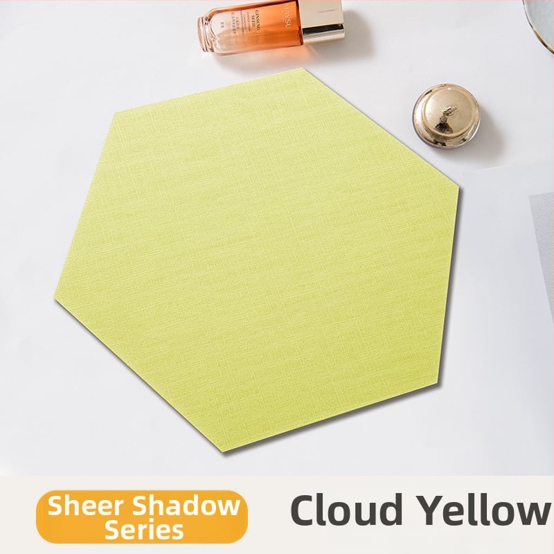 хексагонален стенен стикер от хартия, самозалепващ, против мухъл, нов китайски стил, декоративен модел