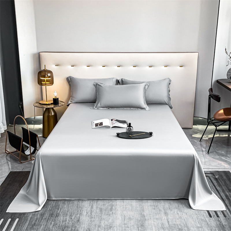 Trys dalių patalynės komplektas, 100% ilgam pluoštų medvilnė, twill audinys, vientisas raštas, reaktyvus dažymas, audinio tankis 200x100, šiuolaikinis minimalistinis stilius